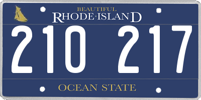 RI license plate 210217