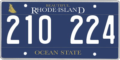 RI license plate 210224
