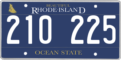 RI license plate 210225