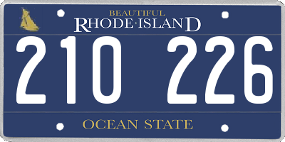 RI license plate 210226