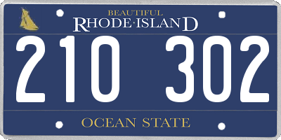 RI license plate 210302