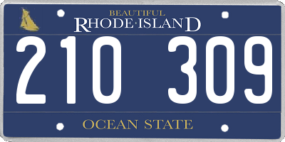 RI license plate 210309