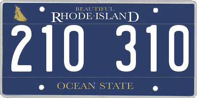 RI license plate 210310