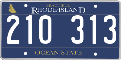 RI license plate 210313