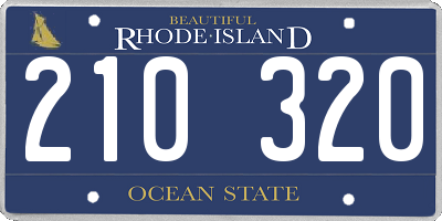 RI license plate 210320