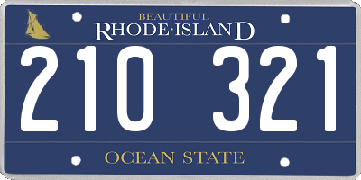 RI license plate 210321