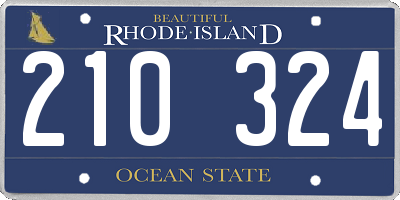 RI license plate 210324