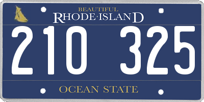 RI license plate 210325