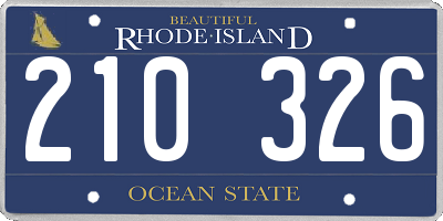 RI license plate 210326