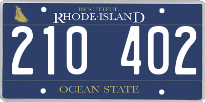 RI license plate 210402
