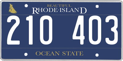 RI license plate 210403