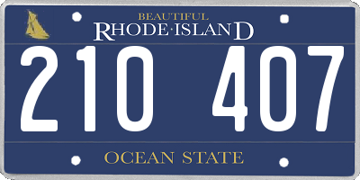RI license plate 210407