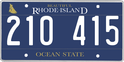 RI license plate 210415