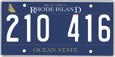 RI license plate 210416