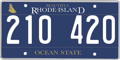 RI license plate 210420