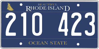 RI license plate 210423