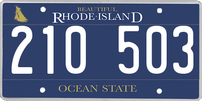 RI license plate 210503