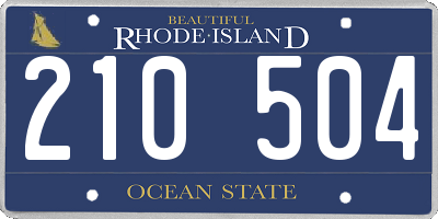 RI license plate 210504