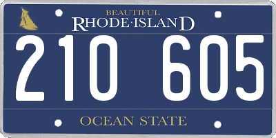 RI license plate 210605