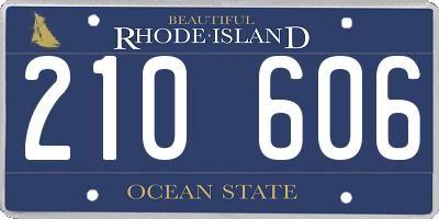 RI license plate 210606