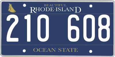 RI license plate 210608