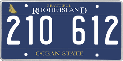 RI license plate 210612