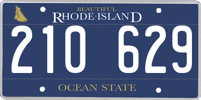 RI license plate 210629