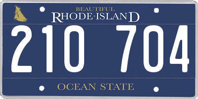 RI license plate 210704