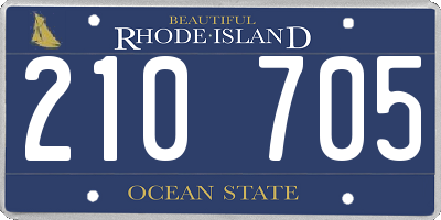 RI license plate 210705