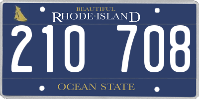 RI license plate 210708