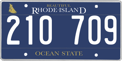 RI license plate 210709