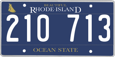 RI license plate 210713