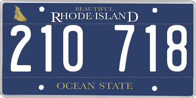 RI license plate 210718