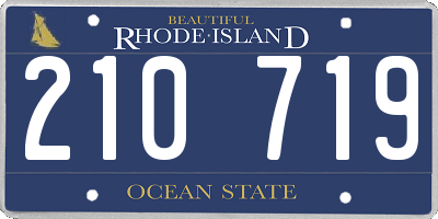 RI license plate 210719