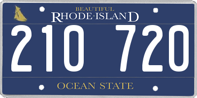 RI license plate 210720