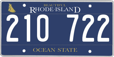 RI license plate 210722