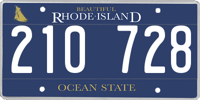 RI license plate 210728