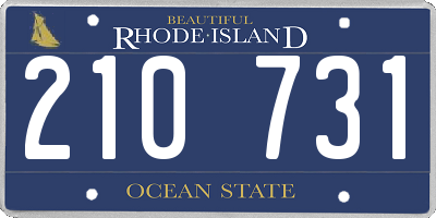 RI license plate 210731