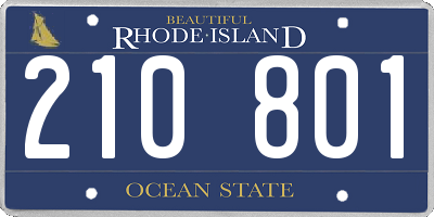 RI license plate 210801