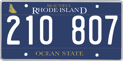 RI license plate 210807