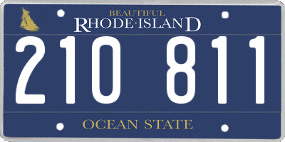 RI license plate 210811