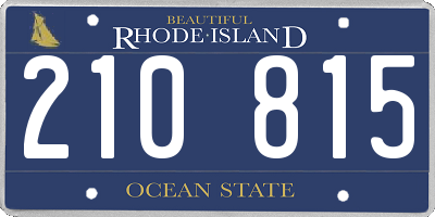 RI license plate 210815