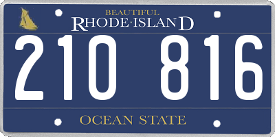 RI license plate 210816