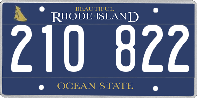 RI license plate 210822