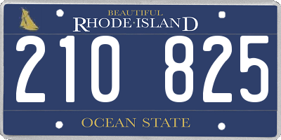 RI license plate 210825