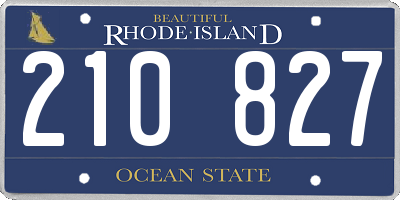 RI license plate 210827