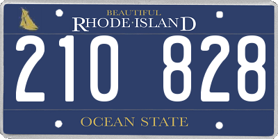 RI license plate 210828