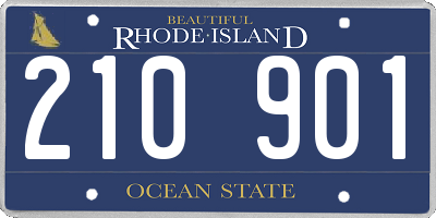 RI license plate 210901