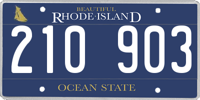 RI license plate 210903
