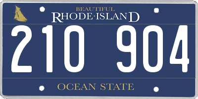 RI license plate 210904